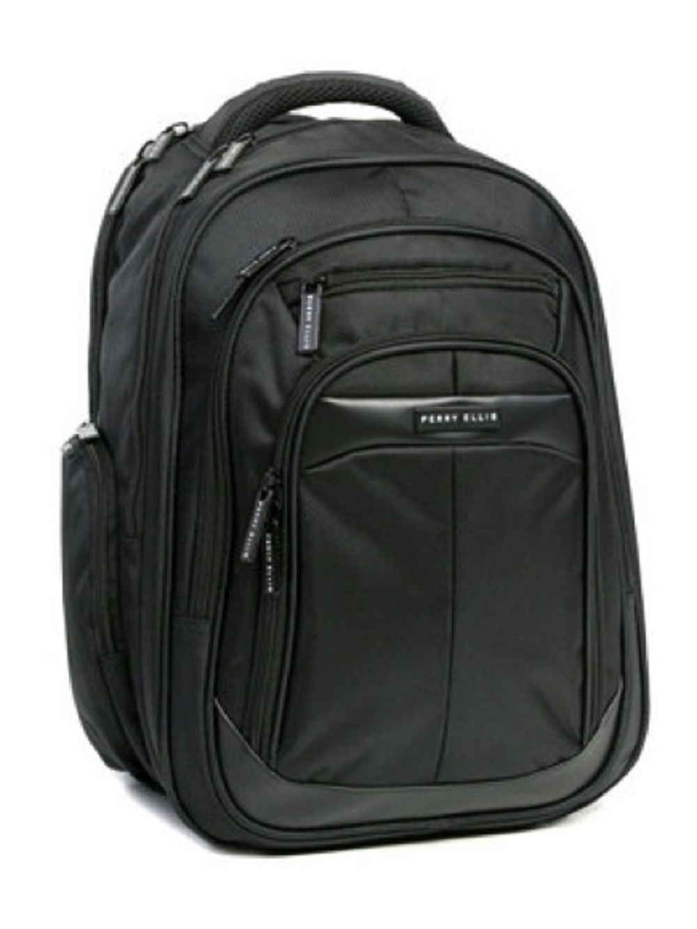 Perry Ellis Black Men’s Multi-Compartment Backpack 140 Laptop Backpack